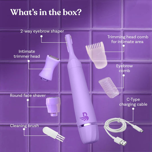 BOMBAE 6-in-1 Sensitive | Trimmer for Women