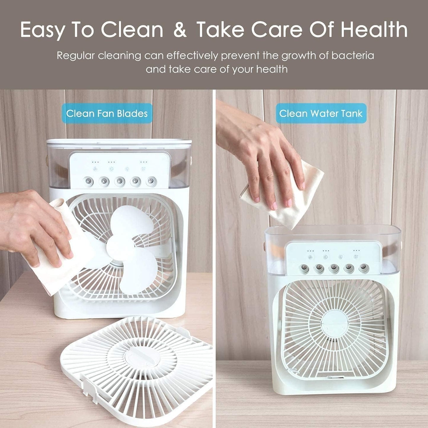 Gadstrong Portable Mini Air Cooler with Mist  – Instant Cooling Anywhere ❄️💧