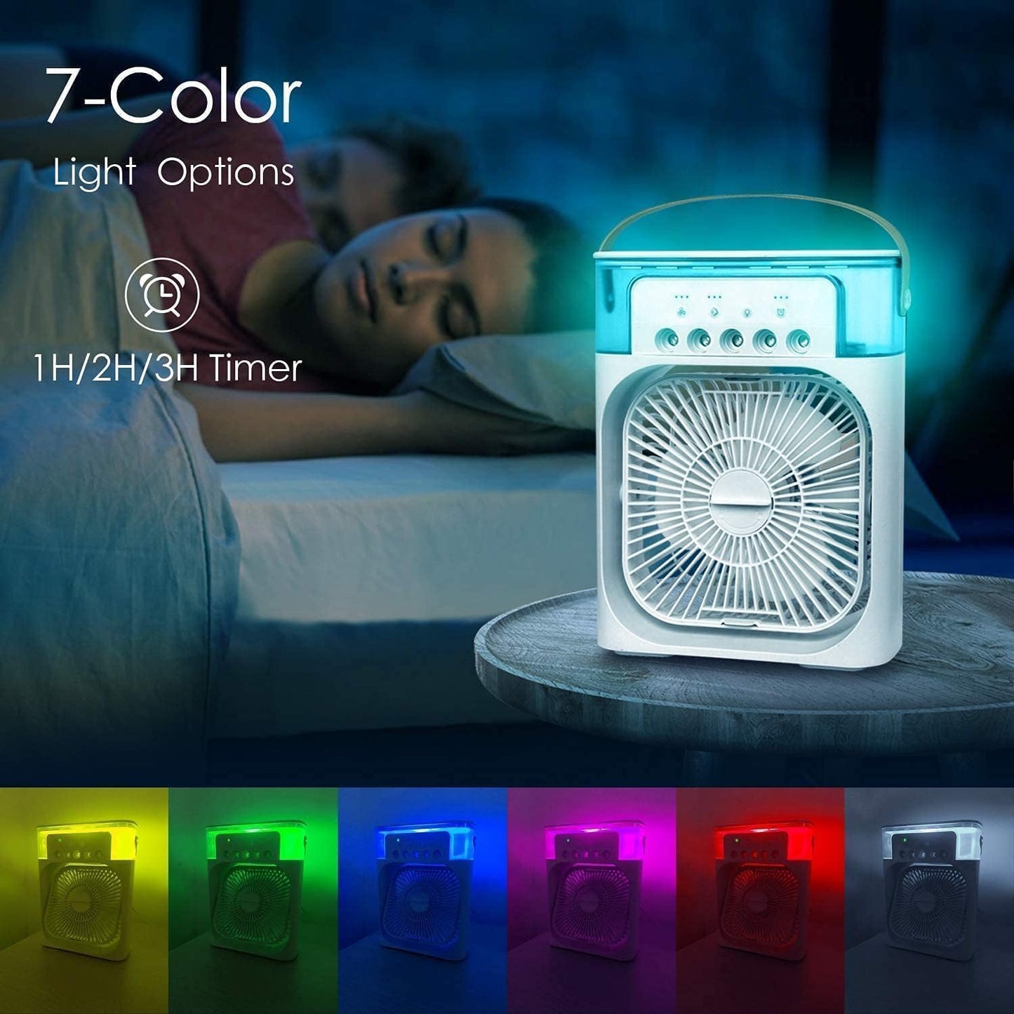 Gadstrong Portable Mini Air Cooler with Mist  – Instant Cooling Anywhere ❄️💧