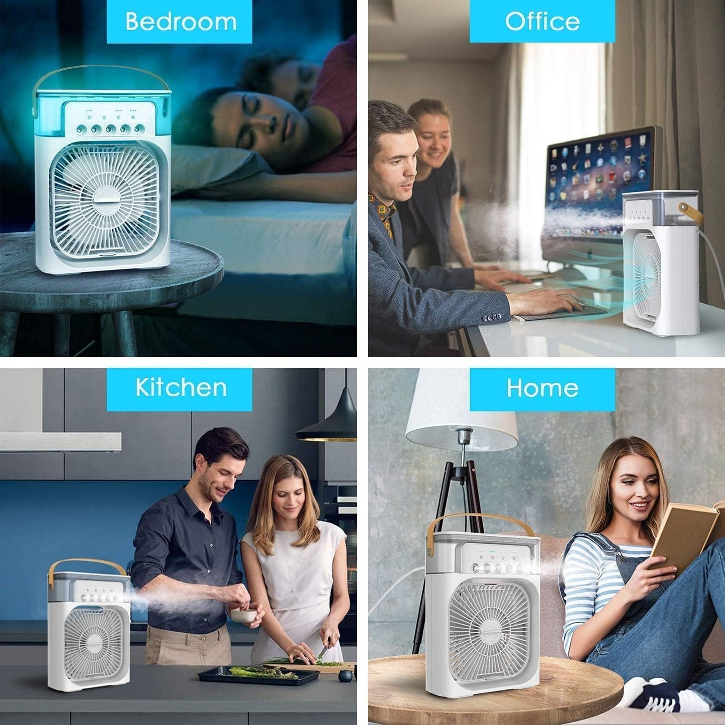 Gadstrong Portable Mini Air Cooler with Mist  – Instant Cooling Anywhere ❄️💧